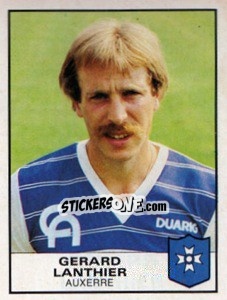 Cromo Gerard Lanthier - Football France 1983-1984 - Panini