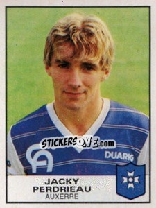 Sticker Jackyy Perdrieau - Football France 1983-1984 - Panini