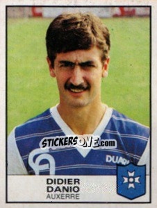 Sticker Didier Danio - Football France 1983-1984 - Panini