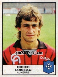 Sticker Didier Loiseau - Football France 1983-1984 - Panini