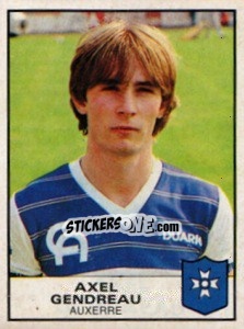 Sticker Axel Gendreau - Football France 1983-1984 n. 18 - Panini