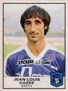 Sticker Jean-Louis Cazes - Football France 1983-1984 - Panini