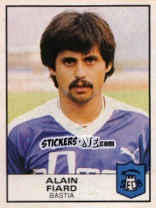 Sticker Alain Fiard - Football France 1983-1984 - Panini