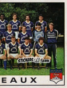 Sticker Equipe - Football France 1983-1984 - Panini