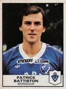 Sticker Patrick Battiston - Football France 1983-1984 - Panini