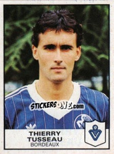Sticker Thierr Tusseau - Football France 1983-1984 - Panini