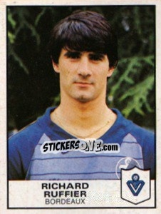 Figurina Richard Ruffier - Football France 1983-1984 n. 53 - Panini