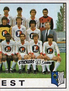 Sticker Equipe - Football France 1983-1984 - Panini