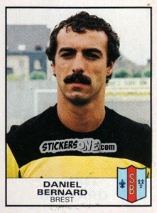 Sticker Daniel Bernard - Football France 1983-1984 - Panini