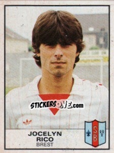 Figurina Jocelyn Rico - Football France 1983-1984 - Panini