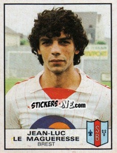 Sticker Jean-Luc Le Magueresse - Football France 1983-1984 - Panini