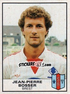 Sticker Jean-Pierre Bosser - Football France 1983-1984 - Panini
