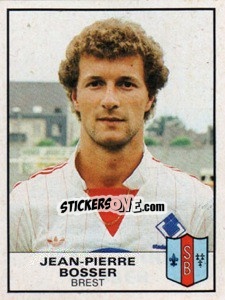 Sticker Jean-Pierre Bosser - Football France 1983-1984 n. 63 - Panini