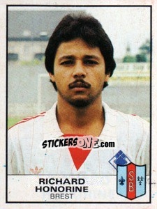 Figurina Richard Honorine - Football France 1983-1984 - Panini
