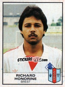 Sticker Richard Honorine - Football France 1983-1984 n. 64 - Panini