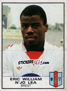Sticker Eric William N'Jo Lea - Football France 1983-1984 n. 68 - Panini