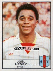 Sticker Joel Henry - Football France 1983-1984 - Panini