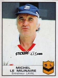 Figurina Michel Le Milinaire - Football France 1983-1984 - Panini