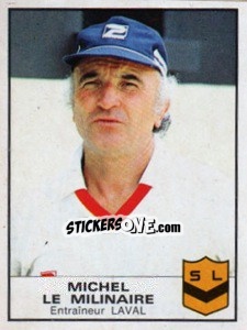 Sticker Michel Le Milinaire - Football France 1983-1984 n. 75 - Panini