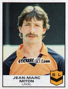 Sticker Jean-Marc Miton - Football France 1983-1984 - Panini