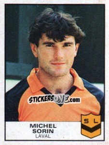 Cromo Michel Sorin - Football France 1983-1984 - Panini