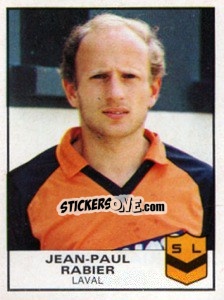 Figurina Jean-Paul Rabier - Football France 1983-1984 - Panini