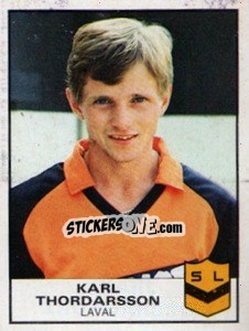Figurina Karl Thordarsson - Football France 1983-1984 - Panini