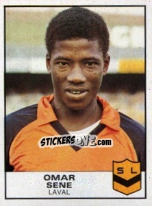 Sticker Omar Sene - Football France 1983-1984 - Panini