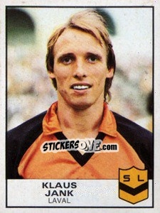 Sticker Klaus Jank - Football France 1983-1984 - Panini