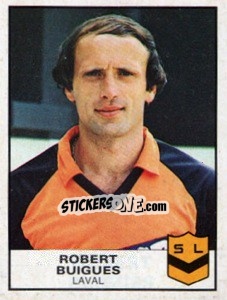 Sticker Robert Buigues - Football France 1983-1984 - Panini