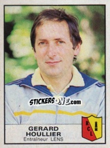 Sticker Gerard Houllier - Football France 1983-1984 - Panini