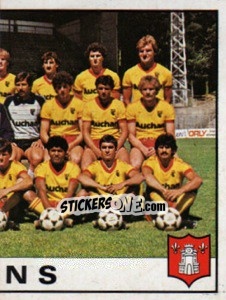 Sticker Equipe - Football France 1983-1984 n. 95 - Panini