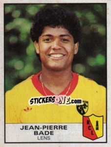 Figurina Jean-Pierre Bade - Football France 1983-1984 - Panini