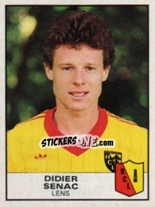 Cromo Didier Senac - Football France 1983-1984 - Panini