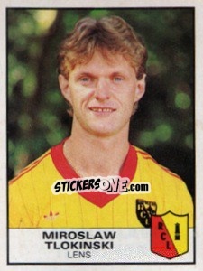 Sticker Miroslaw Tlokinski - Football France 1983-1984 - Panini