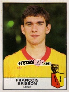 Sticker Francois Brisson - Football France 1983-1984 n. 106 - Panini