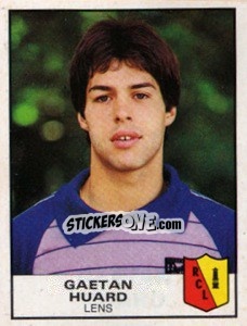 Sticker Gaetan Huard - Football France 1983-1984 - Panini