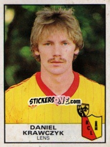 Sticker Daniel Krawczyk - Football France 1983-1984 - Panini