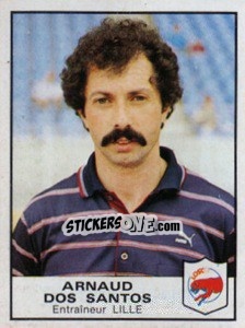 Sticker Arnaud Dos Santos - Football France 1983-1984 - Panini