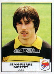 Figurina Jean-Pierre Mottet - Football France 1983-1984 - Panini