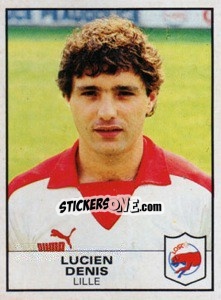 Sticker Lucien Denis - Football France 1983-1984 - Panini