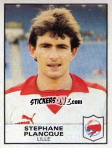 Figurina Stephane Plancque - Football France 1983-1984 - Panini