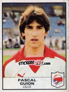 Figurina Pascal Guion - Football France 1983-1984 - Panini
