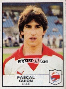 Sticker Pascal Guion - Football France 1983-1984 n. 122 - Panini