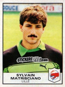 Sticker Sylvain Matrisciano - Football France 1983-1984 - Panini
