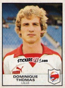 Sticker Dominique Thomas - Football France 1983-1984 - Panini