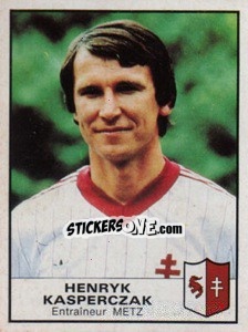 Sticker Henryyk Kasperczak - Football France 1983-1984 n. 129 - Panini