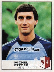 Sticker Michel Ettore - Football France 1983-1984 - Panini