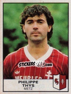 Sticker Philippe Thys - Football France 1983-1984 - Panini