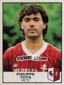 Sticker Philippe Thys - Football France 1983-1984 n. 133 - Panini